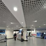 Suspended 200x200mm Open Cell Ceiling Panels 40mm High PVDF Painting for sale