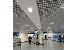 China Suspended 200x200mm Open Cell Ceiling Panels 40mm High PVDF Painting supplier