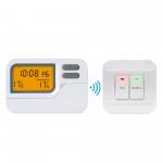7 Day Programmable ABS White Color Wireless Thermostat For Heating Control for sale