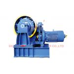 Passenger Lift Parts /  Geared Traction Machine With Gear Motor Energy - Efficient Roping 1:1 for sale