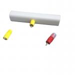 Plastic Lubing Poultry Drinkers Poultry Drinking Line Parts Yellow And Red for sale
