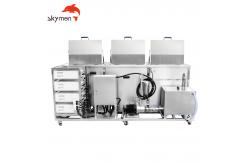 China 38L Tank Degreasing Ultrasonic Cleaner 3 Tanks AC380V For Metal Shell supplier