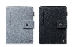 China A5/A6 Felt Notebook 6 Round Ring Design With Soft Wool Felt Craftsmanship supplier