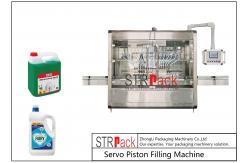 China Automatic Linear Servo Piston Paste Filling Machine 10 Heads For Viscou supplier
