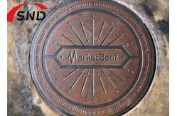 China SND GGG50 Ductile Iron Round Manhole Cover Class D400 500X600mm supplier
