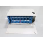 72 / 96 Core Fiber Optic Patch Panel with Singlemode Fiber Optic Pigtails for sale