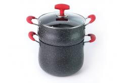 China Customized Color Couscous Steamer Pots supplier