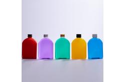 China Transparent Flat Rectangular Water Bottle Cold Brew 50ml To 500ml PETG supplier
