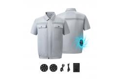China 4.56W Evaporative Cooling Vest Fan Cooling Jacket With 6700mAh Battery supplier