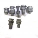 Hot Dip Galvanized Square Neck Bolts Mushroom Head Highway Guardrail Bolt And Nut for sale