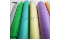 China Eco Friendly Colorful PP Spunbond Non Woven Fabric For Diaper / Home Textile supplier