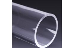 China Extruded Square Round Clear Acrylic Tube PMMA Clear Plexiglass Tube supplier