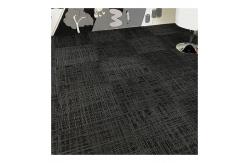 China Gray Commercial Modular Carpet Nylon Fiber With PVC Backing supplier