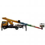 China Hot Selling Top Quality Customized Dongfeng 4*2 New Diesel 33 m Truck Mounted Aerial Work Platform With Remote Control for sale