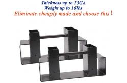 China Fireplace Wood Storage Holder Bracket Kit with Adjustable Length Metal and Firewood supplier
