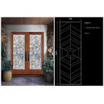 Sliding Glass Door Hollow Stained Glass Panels Air / Argon Insulating for sale