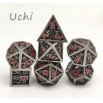 Sharp Edge Resin Polyhedral Dice Set Lightweight For Collection for sale