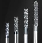 Corn Shaped Tungsten Steel Milling Cutter Coated Carbon Fiber Plate PCB Gong Cutter for sale