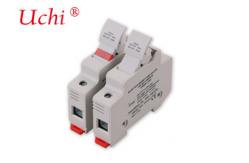 China BH100 BH101 10x38mm 1000VDC Ceramic Glass Fuses Holder With Indicator Light supplier