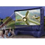 Lightweight Inflatable Outdoor Projector Screen Fabric Material Apply To Home