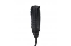 China HM-207 PTT Waterproof Long Range Transmitter Black Walkie Talkie Microphone Speaker supplier