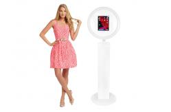 China Makeup Vlog Ipad Selfie Photo Booth Ring Light Ipad Selfie Station With Tripod supplier