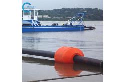 China Mud / Sand / Slurry Plastic Dredging Pipe Floats With Foam Filled supplier