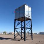 Galvanized Steel Structure Water Tank Tower Stand For 10000 Litre Water Tank In Africa for sale