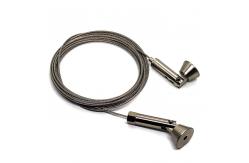 China Stainless Steel Cable Gripper Display System With Ceiling To Floor Fixings supplier