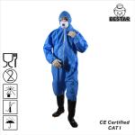 OEM 25gsm-40gsm Lightweight Disposable Medical Coveralls Protective Clothing for sale