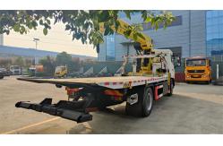 China Export LHD RHD New 8ton 10ton Car Towing Truck Wrecker With Crane supplier