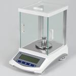 Standard RS232 Communication Port Tall Glass Cover Electronic Analytical Balances For Laboratory for sale