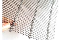 China Stainless Steel 316 Architectural Wire Mesh For Blind Metal Drapery Wall supplier