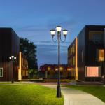 Square Solar Street Lights Waterproof Global Sunrise Lights for sale