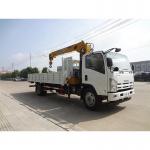 ISUZU 4x2 5 Tons Truck Mounted Crane Single Row Logistics Transportation for sale