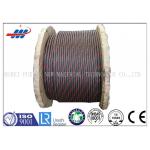 China Painted Color Crane Wire Rope Hight Carbon For Loading / Unloading for sale