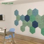 Modern Acoustic Decor Sound Absorption Board Polyester Fiber Acoustic Panel for sale