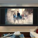 Large Multimedia Interactive Projector Screen Pull Down For Classroom Customized for sale
