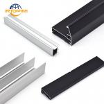 Decorative Texture Door Aluminium Profile Powder Coating Surface for sale