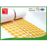 Orange Color Custom Hook And Loop Patches Packing In Roll Eco Friendly for sale