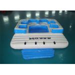 Entermainment 6 Person Inflatable Floating Island , Inflatable Shock Rocker