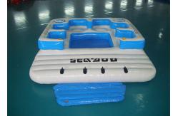 China Entermainment 6 Person Inflatable Floating Island , Inflatable Shock Rocker supplier
