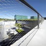 Knot Type Black Oxide Flexible Stainless Steel Cable Rope Woven Zoo Wire Mesh for sale