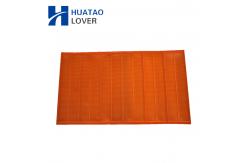 China Tensioned Polyurethane Fine Screen Mesh For High Frequency Vibrating Screener supplier