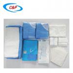 Disposable Cesarean Section Drape Pack In Blue Color With CE ISO13485 Approved for sale