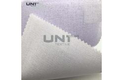China Good Adhesive Cap Resin Shirt Interlining With PES LDPE Fusing supplier