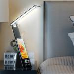 15w Fast 5 In 1 Custom Wireless Charger Desk Lamp With Phone Charger for sale