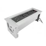 Max 250v Flip Up Sockets , OEM Tabletop Power Socket Self - Lock Function