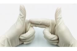 China 9 Disposable Latex Powdered Medical Examination Gloves 100pcs/Box supplier