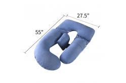 China Full Body Motherhood Maternity Pregnancy Pillow With Removable Cover supplier
